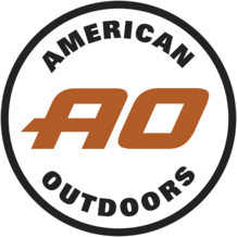Logo for AO Outdoors, one of our partners